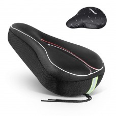 SGODDE Memory Foam Bike Seat Cushion, Comfortable Saddle Cushion with Waterproof Cover