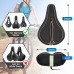 SGODDE Memory Foam Bike Seat Cushion, Comfortable Saddle Cushion with Waterproof Cover