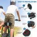 SGODDE Memory Foam Bike Seat Cushion, Comfortable Saddle Cushion with Waterproof Cover