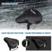 SGODDE Memory Foam Bike Seat Cushion, Comfortable Saddle Cushion with Waterproof Cover