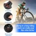 Bike Seat, Replacement Bicycle Seat Cushion with Waterproof Memory Foam Padded Leather, Reflective Strip, Dual Shock Absorbing Rubber Balls, Universal Fit for Bicycles, E-Bikes