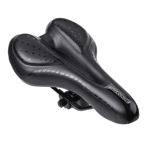 SGODDE Comfortable Bike Seat Gel Waterproof Bicycle Saddle with Central Relief Zone and Ergonomics Design for