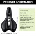 SGODDE Comfortable Bike Seat, Gel Waterproof Bicycle Saddle with Central Relief Zone and Ergonomics Design for Mountain Bikes - X002WFN2ZR
