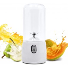 Portable Blender USB Rechargeable with 6 Blades Juicer Smoothie Cup, 4000mAh 14.5 oz (410 ml) - QC-888