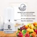 Portable Blender USB Rechargeable with 6 Blades Juicer Smoothie Cup, 4000mAh 14.5 oz (410 ml) - QC-888