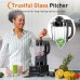 JOYOUNG 1.75L Power Stand Blender, 1200W Smoothie Blender with LED Touchscreen, 8 Presets, Dishwasher Safe - L18-P552U