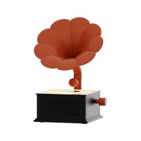 Vintage Gramophone Bluetooth Speaker with LED Light Retro Turntable Design 3 Lighting Modes AUX, TF, Bluetooth Connectivity Decorative Music Player for Home, Office, Gift Use Vintage Gramophone Bluetooth Speaker with LED Light Retro Turntable Design 3 Lighting Modes AUX, TF, Bluetooth Connectivity Decorative Music Player for Home, Office, Gift Use