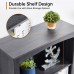 3 Tier Wooden Bookcase, 109 cm H Open Display Bookshelf with Storage Shelves for Home, Bedroom, Office - BK001