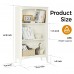 3 Tier Wooden Bookcase, 109 cm H Open Display Bookshelf with Storage Shelves for Home, Bedroom, Office - BK001