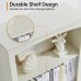 3 Tier Wooden Bookcase, 109 cm H Open Display Bookshelf with Storage Shelves for Home, Bedroom, Office - BK001