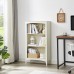 3 Tier Wooden Bookcase, 109 cm H Open Display Bookshelf with Storage Shelves for Home, Bedroom, Office - BK001