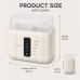 Double Bottle Warmer, 5 Modes with Timer, White