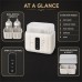 Double Bottle Warmer, 5 Modes with Timer, White