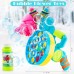 ToyTexx Fast Blowing Bubble Machine Blower with 2 Bubble Wand Attachments for Children Kids Ages 3+