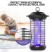 AERB Bug Zapper, 4000V High Powered Electric Mosquito Zapper with 18W Mosquito Killer Bulb, Fly Trap for Outdoor & Indoor, Waterproof Mosquito Repellent for Home, Patio, Backyard