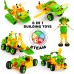 142 PCS STEM Building Block Sets, Preschool Educational 6 in 1 Construction Toys for Boys Girls