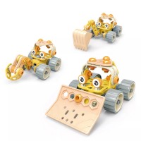 Children 3 in 1 Building Toy Car Excavator Toy Kit with Screwdriver, 172 Pieces DIY Building Blocks