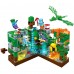 866 PCS Building Blocks, DIY Jungle Fortress Battle Set with LED for Kids, Boys and Girls Ages 10 and Up - 679