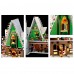 1452 Building Blocks, Christmas House Set Building Blocks Set with Santa Claus, Reindeer Sleigh for Kids 6+ - 90012