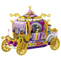 625 PCS Building Blocks, DIY Princess Pumpkin Carriage Building Toys Set for Girls Kids Age 6+ - 01032
