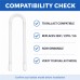 U-Bend LED T8 Bulbs, 2-Pack, 15.5W, 4100K Cool White, 2200LM U-Bend LED T8 Bulbs, 2-Pack, 15.5W, 4100K Cool White, 2200LM