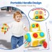 Busy Cube, 9-in-1 Activity Cube Education Sensory Learning Toy for Baby, Toddler, 18 Months and Up - HLX219A