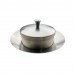 Stainless Steel Butter Dish with Lid, Elegant Multi-Purpose Butter Keeper with Draining Tray and Storage Plate - Ideal for Kitchen, Countertop, and Dining Table Use