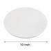 8-Pack 10 inch Round Cake Boards Cake Drums, 1/2" Thick Cake Board, Round, Sturdy, Seamless, Greaseproof (White)