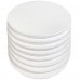 8-Pack 10 inch Round Cake Boards Cake Drums, 1/2" Thick Cake Board, Round, Sturdy, Seamless, Greaseproof (White)