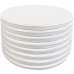 8-Pack 10 inch Round Cake Boards Cake Drums, 1/2" Thick Cake Board, Round, Sturdy, Seamless, Greaseproof (White)