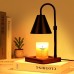 Candle Warmer Lamp, Timer, Dimmer, Adjustable Height, Black
