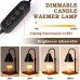 Candle Warmer Lamp, Timer, Dimmer, Adjustable Height, Black