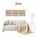  Floral Canvas Wall Art Set, 3 Piece Gold Foil, 20 x 20 in