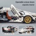 443 PCS Car Building Blocks Set, 1:18 Scale Police Super Car Model with Pull-Back Motor - BLK-082