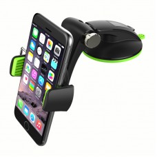 Universal 360 Degree Foldable Sucker Car Windshield Holder Desktop Phone Clip Stand Mount - Q001