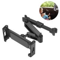 Car Headrest Mount, Angle Adjustable Universal Tablet Holder for Car Backseat, for 5" to 14" iPad/Tablet/Smartphone