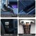 2 PCs 3-Layer Car Mesh Organizer, Back Seat Net Bag Storage Pouch with Hooks for Car Storage
