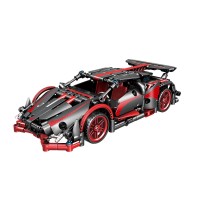 QLT 467 PCS MOC Building Blocks Set, High-Tech Sports Car Model Educational Toy with Pull Back Motor - 2313