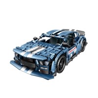 QLT 465 PCS MOC Building Blocks Set, GT Sports Car Model with Pull Back Motor - 2314