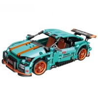 QLT 484 PCS MOC Building Blocks Set, GTR Sports Car Model with Pull Back Motor - 2315