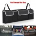 Car Trunk Organizer 4 Compartments Foldable, 90 cm Black
