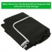Car Trunk Organizer 4 Compartments Foldable, 90 cm Black