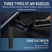 Mini Rechargeable Vacuum Cleaner, Cordless Handheld Vacuum with Brush Nozzle Attachments for Car Interior and Home Cleaning (Black) - XC-699
