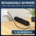 Mini Rechargeable Vacuum Cleaner, Cordless Handheld Vacuum with Brush Nozzle Attachments for Car Interior and Home Cleaning (Black) - XC-699