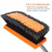 MATCC Long Handle Car Wash Brush with Squeegee Edge 10" Brush Head for Auto, RV, Truck, Boat, Pool Deck - MWB001