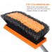 MATCC Long Handle Car Wash Brush with Squeegee Edge 10" Brush Head for Auto, RV, Truck, Boat, Pool Deck - MWB001