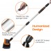 MATCC Long Handle Car Wash Brush with Squeegee Edge 10" Brush Head for Auto, RV, Truck, Boat, Pool Deck - MWB001