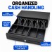 Cash Drawer for POS System, 5 Bill/5 Coin, RJ11-Style, Black