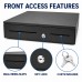 Cash Drawer for POS System, 5 Bill/5 Coin, RJ11-Style, Black