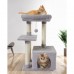 Cat Tree Tower, 30 inch Kitten Activity Center with Padded Plush Perche, Scratching Posts, Jump Platform - 11HUI